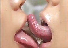 HD Kiss Porn Tube. 2 Schoolgirls Kissing Spitting Giving Head Tongues On The Tube