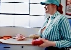 Big Tits Pornstars Kira Noir, Abigaiil Morris, and Connie Perignon Drip Slick Oil Every