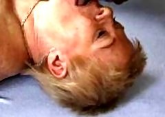 Franco Roccafortes BBC Slams Blonde Anna Bergers Ass and Throat