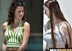 Kylie Rocket and Hazel Moore Deliver Rough Underwater Blowjobs During Slutty Swimming Lessons Pool Session