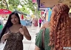 Redhead Marinas Madrid Cumshot Stroll