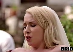 Blonde Vera Jarws Bride Cuckold Wedding Seduction
