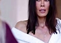 Blonde Brunette Lesbians Wild Lingerie Facials