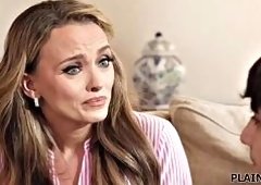 Pristine Edge the Big-Tits Milf Blows Ricky Spanish in Stepmom Fantasy