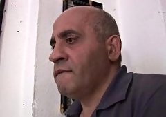 Gloria Domini Endures Dirty Cunnilingus from Old-Young Stepdad Nonno Gio While Wife Is A