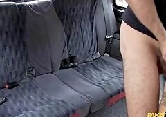 Devon Breezes Busty Cougar Tits Explode All Over Cabbies Throbbing Dick