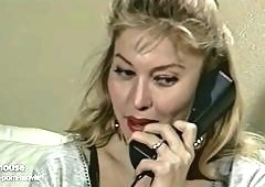 Blonde Moana Pozzi Lesbian Kiss