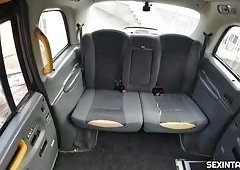 Horny Milf Rides Sex Toys in Steamy Taxi Ride