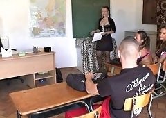 Teacher Hosts Boys Gangbang