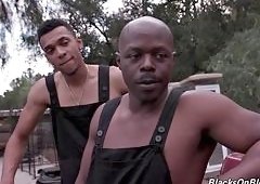 Rebel Wife Endures Intense Double Penetration from Two Massive BBCs as Blacks Pound Her Pussy and
