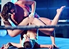 Ashley Adams and Milana Ricci in Big-Butt Cunnilingus