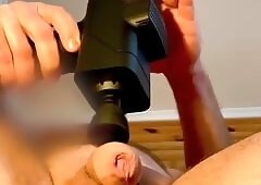 I Love Vibrating My Wild Cock Until He Starts Spraying Thick Cum All Over the Place!
