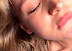 ImMayBee Takes Double Penetration to Double Cumshot