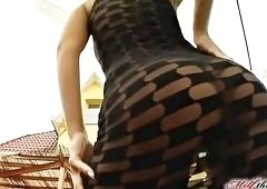 Blonde Demi Blue Gapes Both Holes for Hard Cock