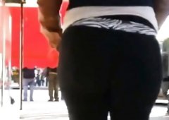 Pregnant Chicks Sizeable Booty Teased In Public