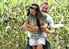 Big Tits Cowgirl Outdoor Orgasm