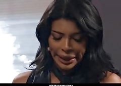 Ana Foxxx and Lola Morenas Kinky Cumshot Bulge Torment