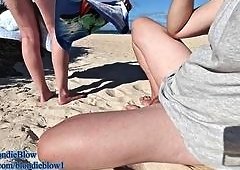 Eternity1 1 Risky Lesbian Beach Blowjob