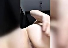 Blonde Big-Butt Milf Flaunts Her Pussy While Parting And Spreading Her Tight Ass In Flashing Te