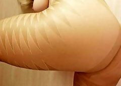 Arya Grander and Lusty Curve Queen Dominate Cuckold Husband with Pantyhose Femdom Dirty T